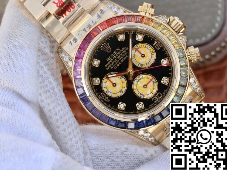 Factory Rolex 116598RBOW movement BL 7750 Rainbow Cosmograph Daytona 0121